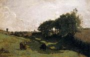 Jean Baptiste Camille  Corot The Vale Germany oil painting artist